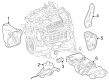 Diagram for 2023 Mercedes-Benz GLC300 Engine Mount - 254-240-16-00