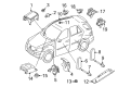 Diagram for Mercedes-Benz R350 Air Bag Control Module - 164-820-57-85