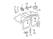 Diagram for 2003 Mercedes-Benz SL500 Air Bag Sensor - 003-820-42-26