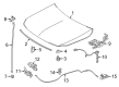 Diagram for 2019 Mercedes-Benz GLA45 AMG Hood Hinge - 176-880-04-28