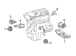 Diagram for Mercedes-Benz E300 Engine Mount - 210-242-06-01