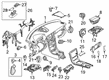 Diagram for Mercedes-Benz SLK55 AMG Instrument Cluster - 172-680-65-00-9H14