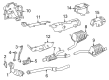 Diagram for 2013 Mercedes-Benz SLK250 Muffler - 172-491-33-01