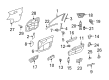 Diagram for 2013 Mercedes-Benz S550 Power Seat Switch - 221-870-96-58-7J22