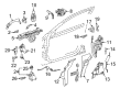 Diagram for 2014 Mercedes-Benz SLK55 AMG Door Lock Cylinder - 172-760-01-77