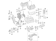 Diagram for Mercedes-Benz CLS400 Engine Mount - 218-240-00-00-64