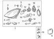 Diagram for 2008 Mercedes-Benz SLK350 Fog Light - 171-860-09-47