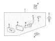 Diagram for 2005 Mercedes-Benz SL55 AMG Fog Light Lens - 215-826-02-90-64