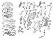 Diagram for Mercedes-Benz E350 Seat Cushion Pad - 211-920-40-50