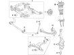 Diagram for Mercedes-Benz GLE450 Axle Beam Mount - 167-331-41-00