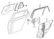 Diagram for 2011 Mercedes-Benz E350 Window Channel - 212-735-04-25