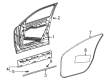 Diagram for Mercedes-Benz GLA45 AMG Weather Strip - 247-727-35-01