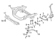 Diagram for 2011 Mercedes-Benz CL550 Axle Beam Mount - 221-333-08-14