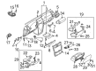 Diagram for 2002 Mercedes-Benz C32 AMG Ignition Lock Cylinder - 037-545-61-32-64