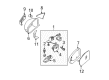 Diagram for 2007 Mercedes-Benz CLS550 Mirror Switch - 211-821-61-79-7C45