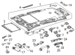 Diagram for 2023 Mercedes-Benz CLA250 Interior Lights - 000-906-55-09