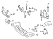 Diagram for Mercedes-Benz CLS450 Engine Mount - 654-223-23-00