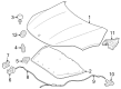 Diagram for 2023 Mercedes-Benz EQS 450+ SUV Hood Release Cable - 296-880-21-01