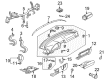 Diagram for Mercedes-Benz CLK320 Glove Box - 208-680-02-91-8G70