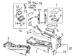 Diagram for Mercedes-Benz CLK550 Center Console Latch - 209-680-06-84-9116