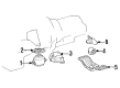 Diagram for 1999 Mercedes-Benz S420 Engine Mount - 140-242-09-01