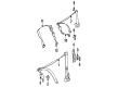 Diagram for Mercedes-Benz 260E Seat Belt - 124-860-11-85