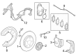 Diagram for Mercedes-Benz GLC300 Brake Pad Set - 000-420-94-05