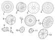 Diagram for 2022 Mercedes-Benz Metris Wheel Hub Bolt - 001-990-06-07