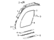 Diagram for 2018 Mercedes-Benz AMG GT R Pillar Panels - 190-690-05-25-9051