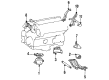 Diagram for 1999 Mercedes-Benz S600 Engine Mount - 140-242-08-01