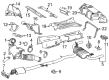 Diagram for Mercedes-Benz GLA45 AMG Muffler - 247-490-83-03