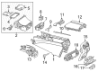 Diagram for 2015 Mercedes-Benz C400 Center Console - 205-680-12-05-7P05