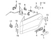 Diagram for 2005 Mercedes-Benz SLK350 Door Lock Cylinder - 171-760-01-77