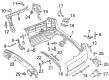 Diagram for 2021 Mercedes-Benz A220 Bumper Reflector - 213-820-25-00