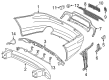 Diagram for 2011 Mercedes-Benz SL63 AMG Bumper - 230-880-01-40-9999