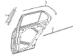 Diagram for 2022 Mercedes-Benz GLS450 Door Moldings - 167-730-74-01