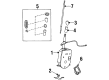 Diagram for Mercedes-Benz 500SL Antenna - 6-6-82-8099