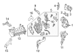 Diagram for 2016 Mercedes-Benz Sprinter 2500 EGR Tube Gaskets - 651-142-04-80