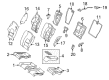 Diagram for 2010 Mercedes-Benz E350 Seat Cushion Pad - 207-920-00-50