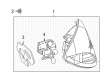 Diagram for 2008 Mercedes-Benz CL550 Back Up Light - 216-820-10-64