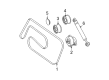 Diagram for 2004 Mercedes-Benz C230 Drive Belt - 013-997-74-92