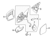 Diagram for 2013 Mercedes-Benz ML63 AMG Mirror Cover - 166-810-99-00-9650