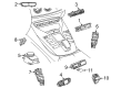 Diagram for Mercedes-Benz AMG GT 63 S E Performance Hazard Warning Switches - 290-905-98-00