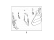 Diagram for 2008 Mercedes-Benz E350 Tail Light - 211-820-27-64-64