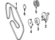 Diagram for 1998 Mercedes-Benz S420 Drive Belt - 011-997-45-92