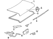 Diagram for 1986 Mercedes-Benz 560SEC Weather Strip - 126-750-01-98-64