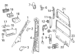 Diagram for 2011 Mercedes-Benz Sprinter 3500 Pillar Panels - 906-692-87-00-7J69