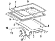 Diagram for 1985 Mercedes-Benz 190E Weather Strip - 201-782-02-98