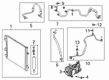 Diagram for 2019 Mercedes-Benz A220 A/C Condenser - 247-500-00-54