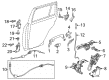 Diagram for 2011 Mercedes-Benz GLK350 Door Latch Cable - 204-760-09-04